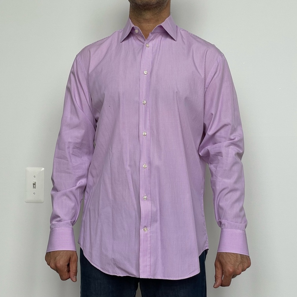 Armani Gingham Dress Shirt